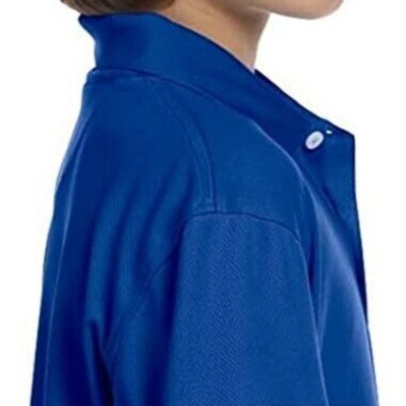 NWT HARRITON DOUBLE MESH SPORT SHIRT TRUE ROYAL BLUE SMALL - Picture 3 of 9